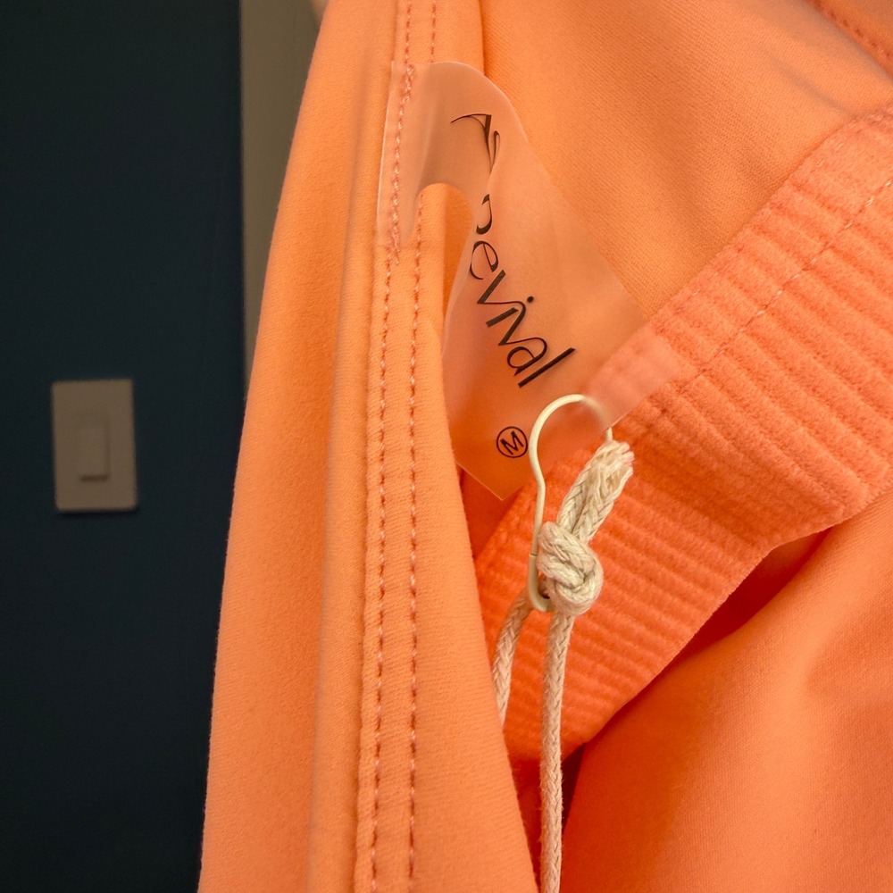 Altar'd State Hot Shot Tennis Dress Peach Orange Mini Athletic Dress Size Medium - Picture 6 of 6